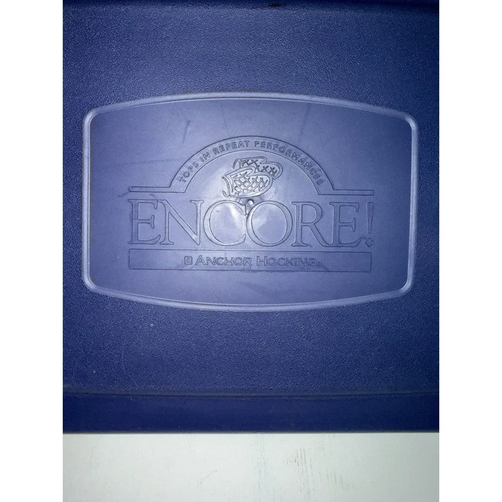 Anchor Hocking Blue 3 Qt Baking Dish Replacement Cover Lid ONLY 5916-11 Z8177